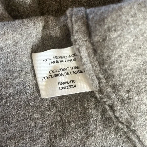 Vintage Anthropologie Wool Leaf-Trim Knit Cardigan - Picture 5 of 11